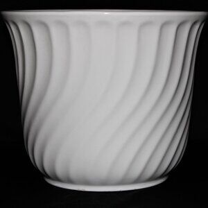 Vintage White Bellini Planter | Made In Italy